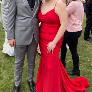 Red prom dress